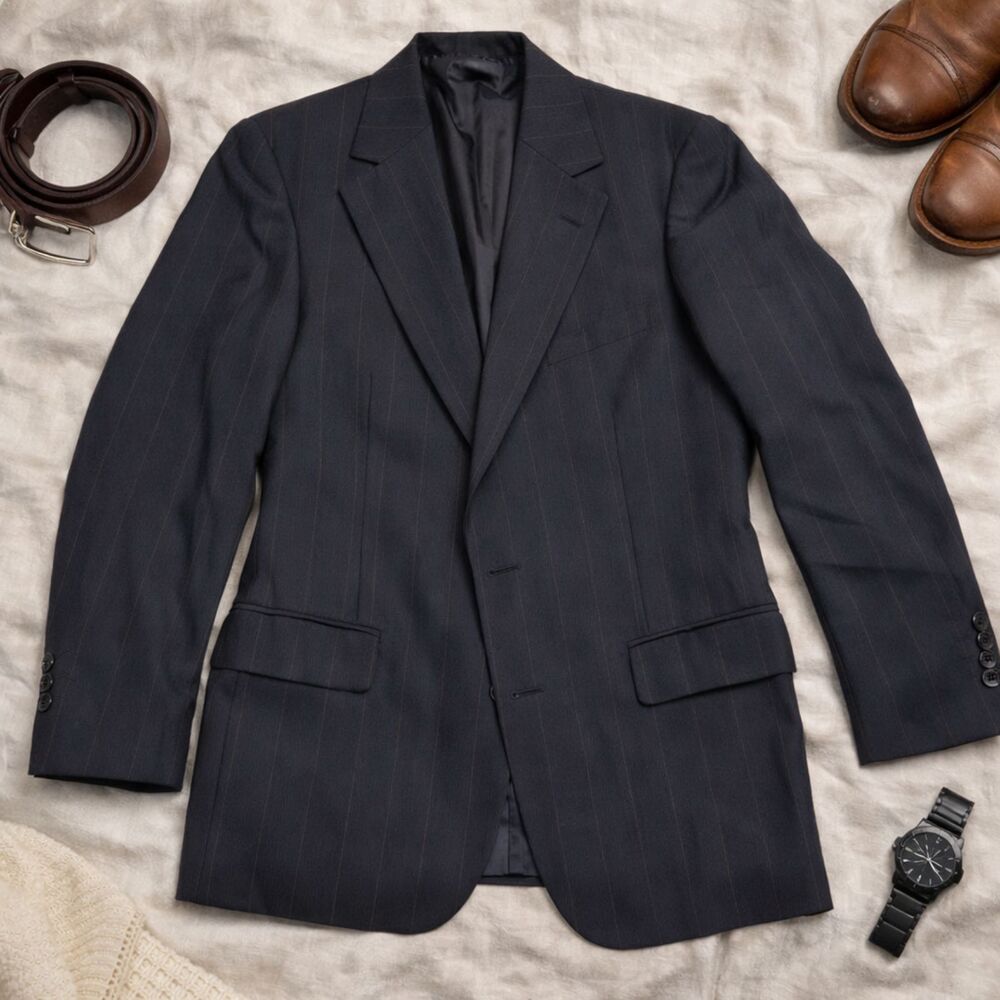 Polo University Club by Ralph Lauren Blazer Mens 18/31 Gray 2 Button Wool